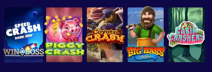 Crash-ігри на WinBoss казино з динамічним ігровим процесом і швидкими раундами
